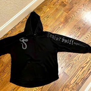 Taylor Swift Reputation Black Snake Hoodie Sweatshirt